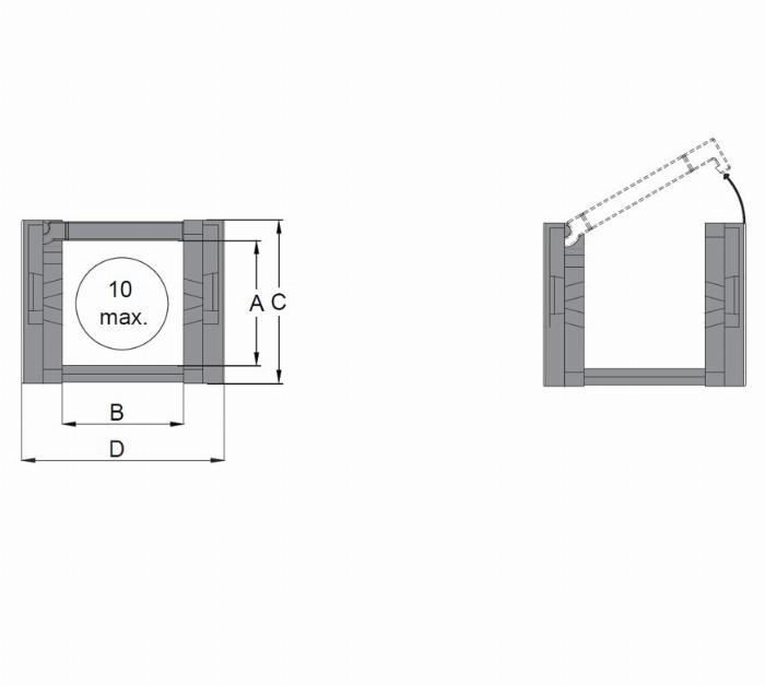 Energiekette CK 15 Breite 15mm, einzelne Glieder